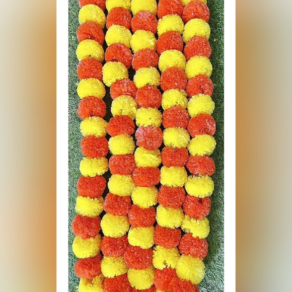 Artificial MarieGold Flowers for Decoration & Festivals - Picture 3 of 8